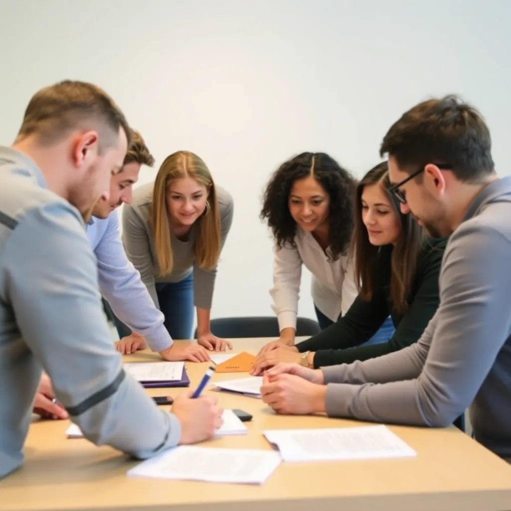 Skupina ľudí na workshope o produktivite, ktorí sa učia praktické techniky time managementu